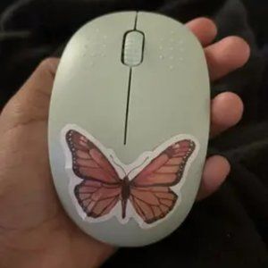 2.4G Portable Hightened Wireless Office Mouse Avocado Green